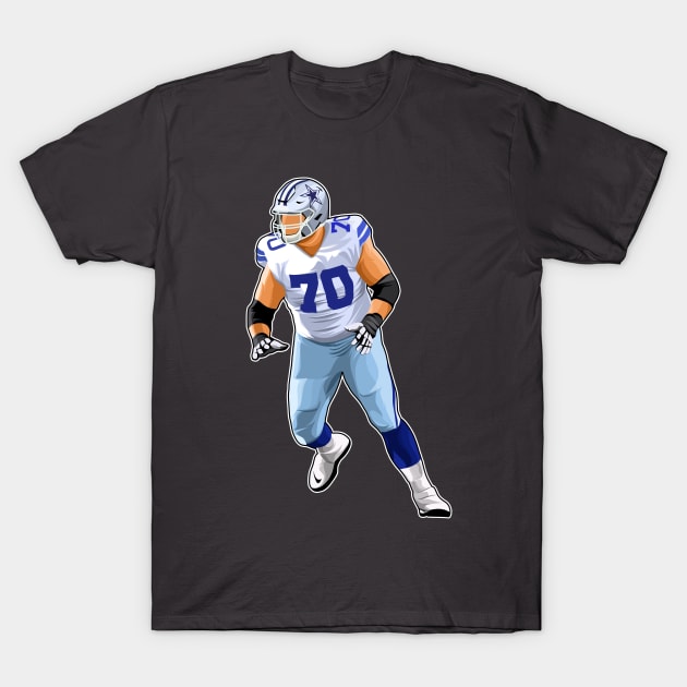 Zack Martin #70 Wall Guard T-Shirt by GuardWall17